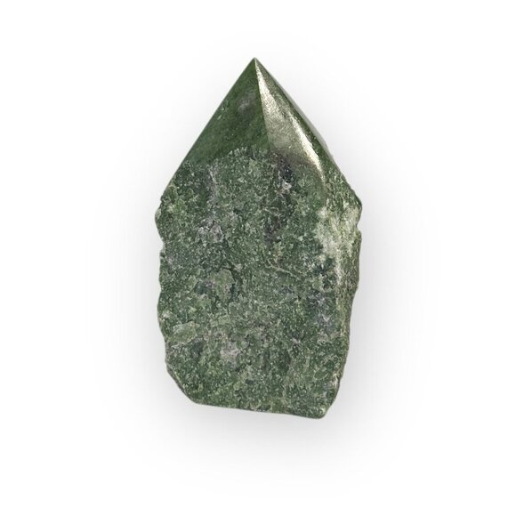 Jade Gemstone Rough Base Polished Generator Point Green Crystal Home Decor (X) - Picture 13 of 15